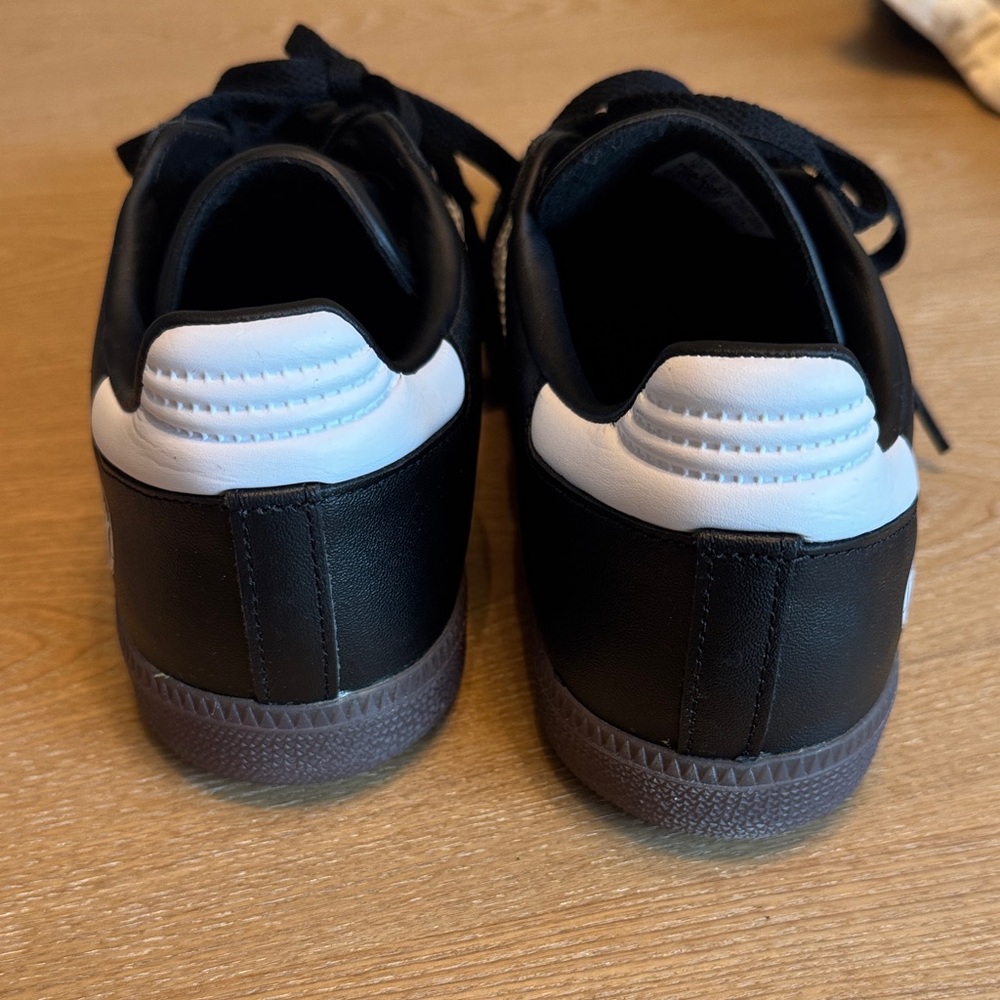 adidas Black and White Samba Sneakers - Picture 4 of 4